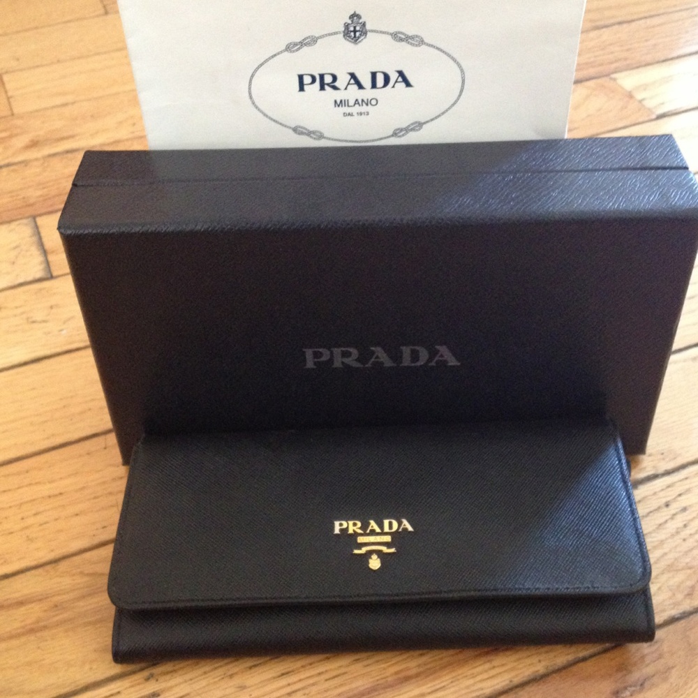 Authentic Prada wallet.